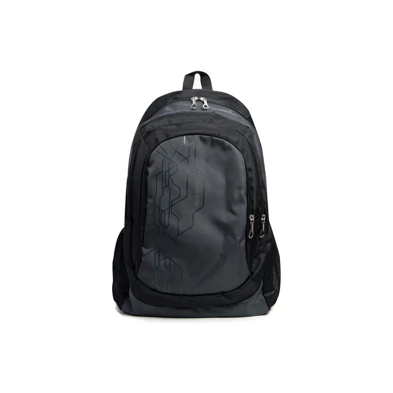 Warrior Oxford Hiking Bag Backpack Large Size Unisex Black/Gray-0