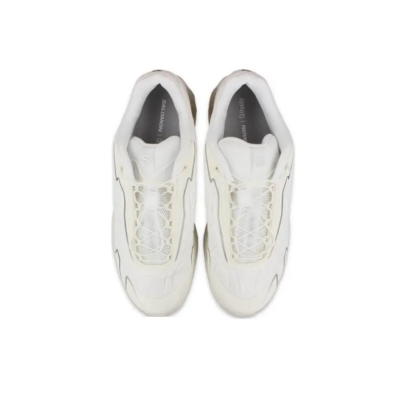 SALOMON XT Slate Advanced Cushioning Wear Resistant Low Top Casual Shoes Unisex White Silver-3