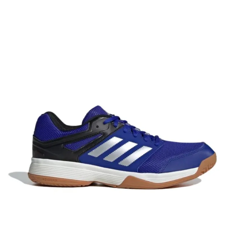 Adidas Speedcourt Anti Slip Wear Resistant Low Top Training Shoes Unisex Blue Black Silver-1
