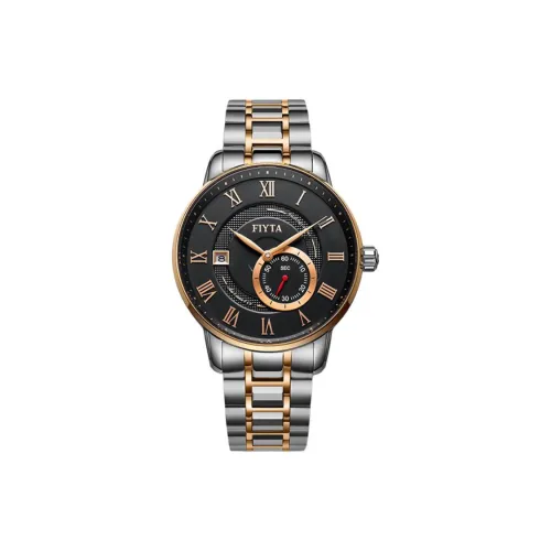 Fiyta Photographer Collection GA8472.MBM Mechanical Movement Stainless Steel Strap Watch Men's Watches Black Dial