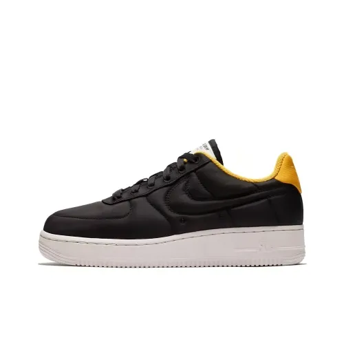 Nike Air Force 1 Lux Black Yellow Ochre Women's