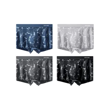 H YXIANG Underpants Men's 4 Pack