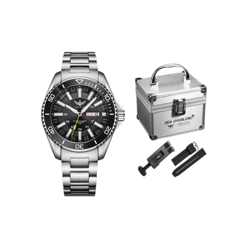 YELANG Automatic Mechanical Movement Stainless Steel Strap Watch Men's Watches Green Dial-7