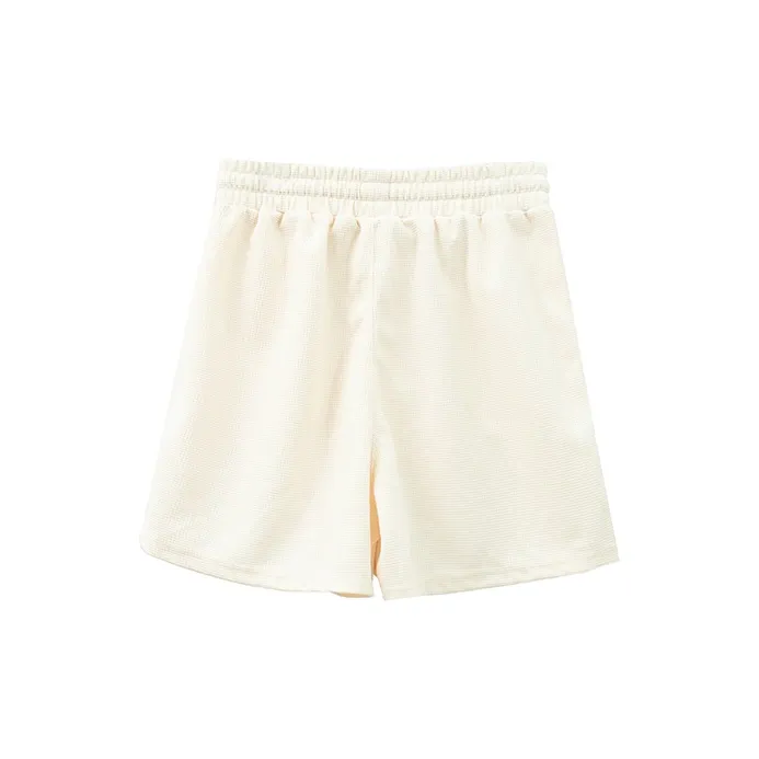 Merry City Casual Shorts Women's Apricot-1