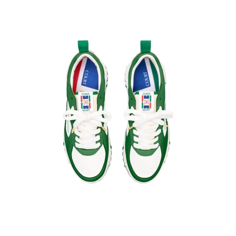 CASABLANCA Court Leather Sneakers-5