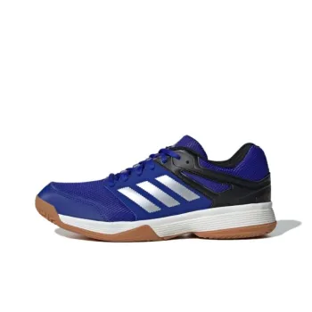 Adidas Speedcourt Anti Slip Wear Resistant Low Top Training Shoes Unisex Blue Black Silver
