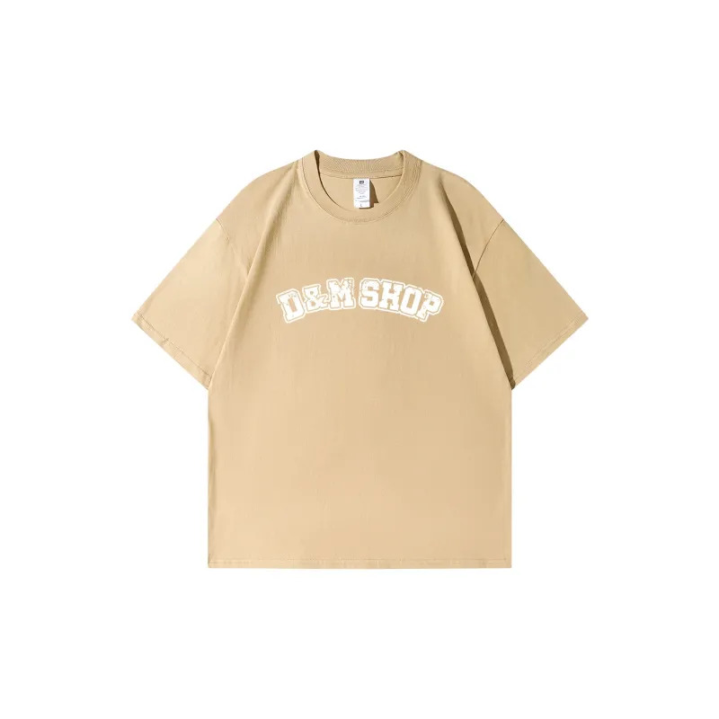 D&W T Shirts Unisex Khaki-1