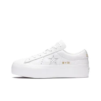 One Star Women's Converse Platform Ox 'Egret'