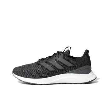 Adidas Energyfalcon Slip-Resistant Low-Top Running Shoes Men's Black Gray Color