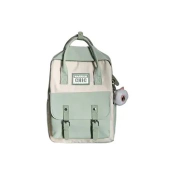 Warrior Nylon Backpack Regular Unisex Mambo Green/Palace Red/Dark Crane Black