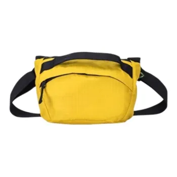 Anta Fabric Shoulder Bag Crossbody Bag Regular Unisex Ginger Yellow
