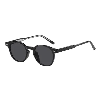 MITHAOL KUSC Plate Frame TR90 Round Sunglasses Unisex