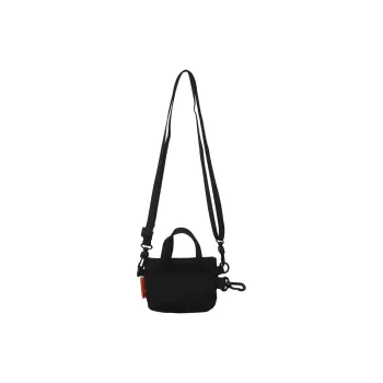 Morellybear Canvas Canvas Bag Crossbody Handbag Mini Unisex Black