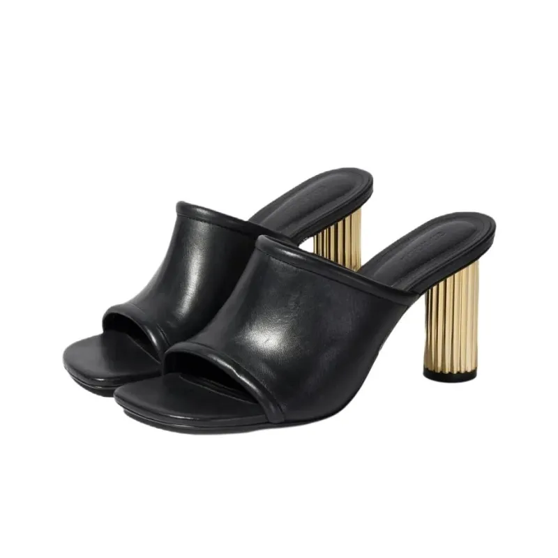 JONATHAN SIMKHAI Slide Slippers Women's Black-4