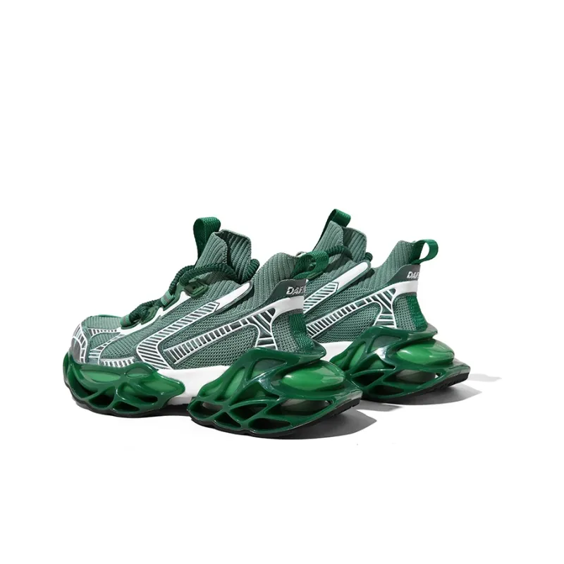 DAFK Cushioned Wear-Resistant Breathable Height Increasing High-Top Chunky Sneakers Men's-10