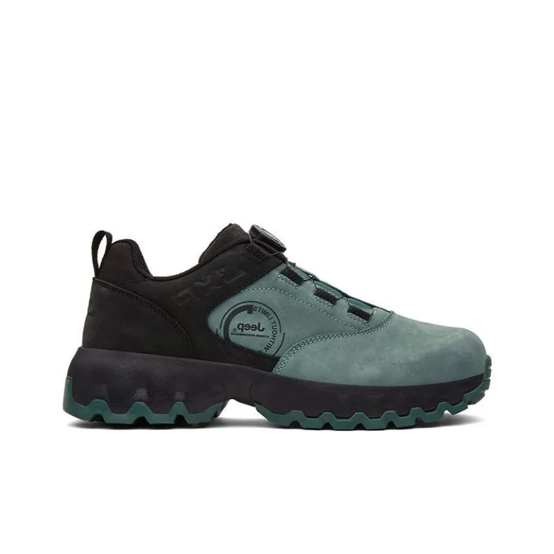 Jeep Rebound Wear Resistant Slip Resistant Low Top Outdoor Shoes Men's Dense Forest Green-1