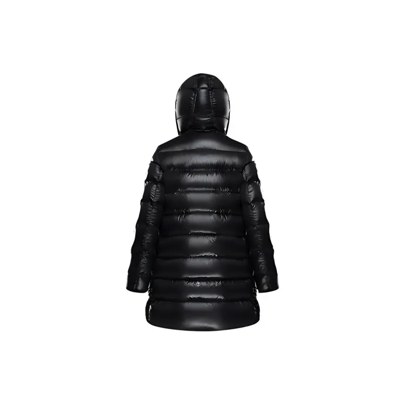 Moncler Women's Suyen Long Down Jacket Black-1