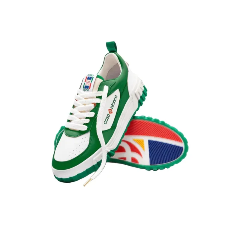 CASABLANCA Court Leather Sneakers-6