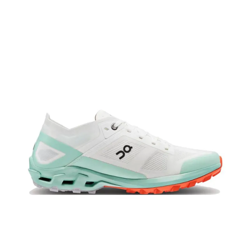 On Cloudventure Peak 3 Slip Resistant Low Top Running Shoes Women's White Green-1