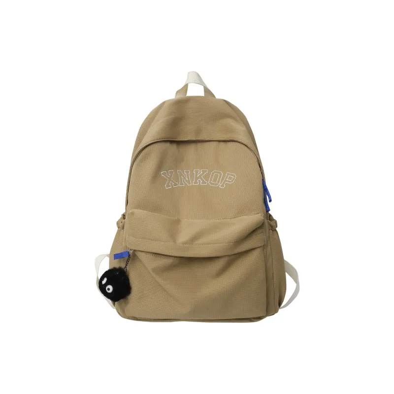 KAMLUI Nylon Backpack Unisex White/Black/Khaki/Blue-18