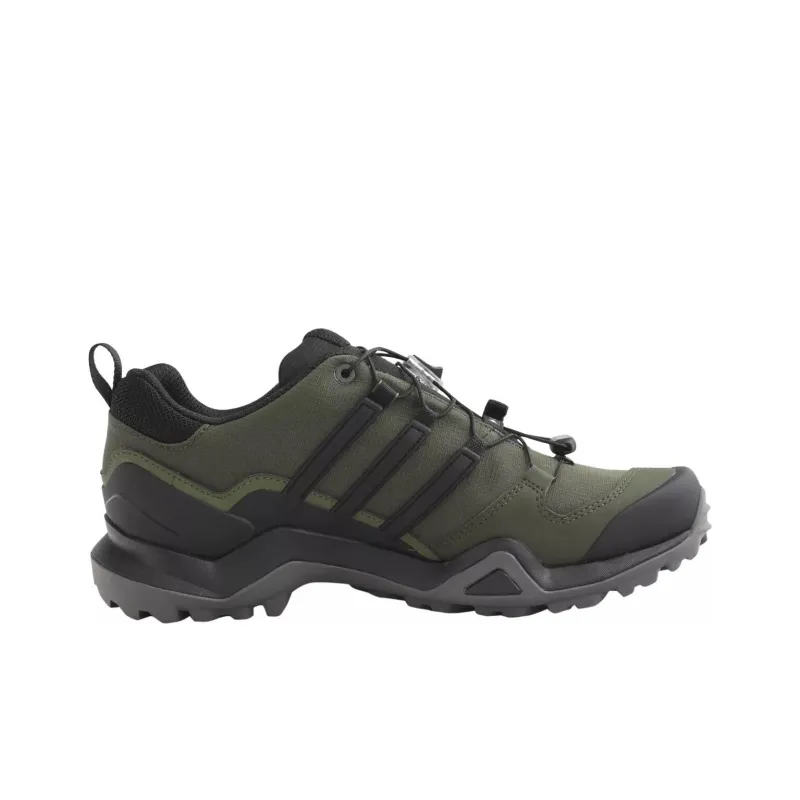 Adidas Terrex Swift R2 Gt Anti-Slip Wear-Resistant Low-Top Hiking Shoes Men's Black Green-1