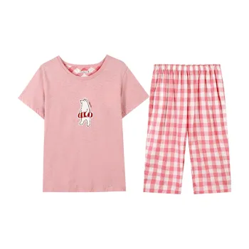 AUTUMNDEER Pajama Set Women's Floral Red