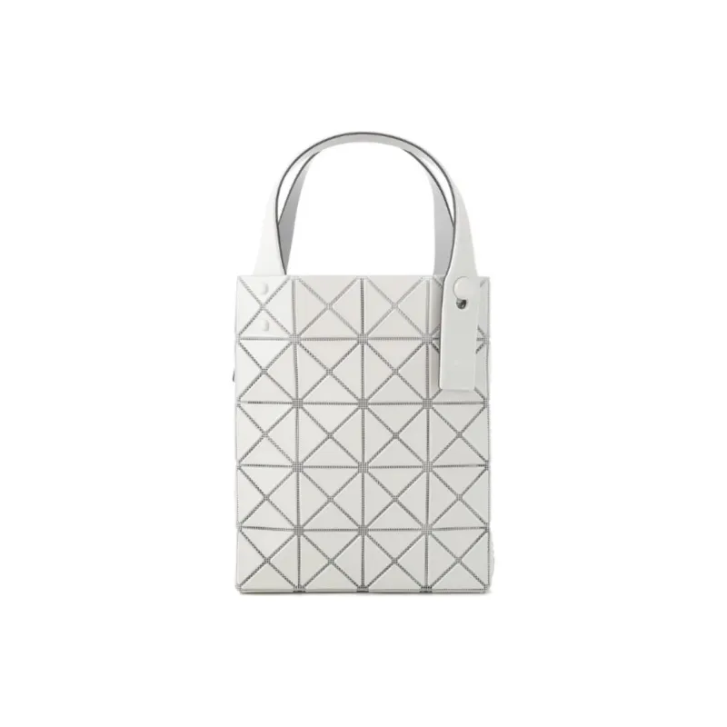 ISSEY MIYAKE PVC Tote Bag, Shopping Bag, Handbag Women's White-0