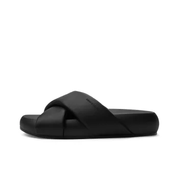 CHARLES&KEITH Composite Sole Slide Slippers 3.8cm Women's Black/Light Grey