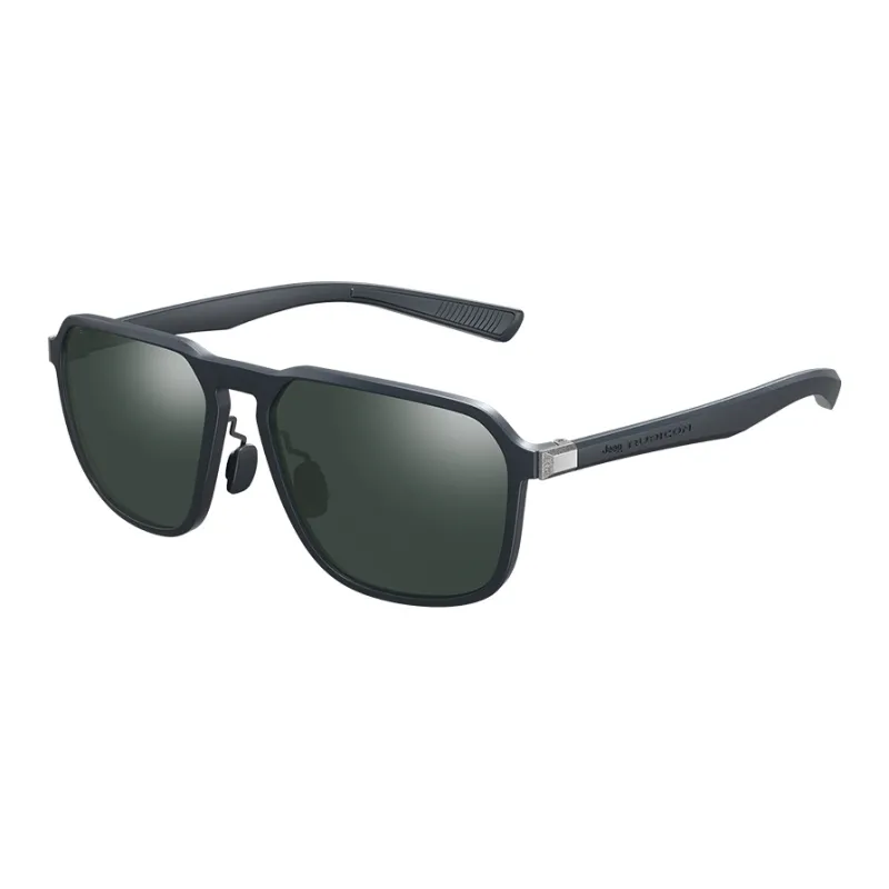 Jeep TR90 Square Sunglasses Men's Matte Black-3