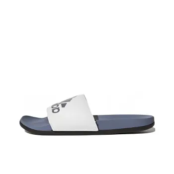 Adidas Adilette CloudFoam Plus Logo Slides 'Steel Cloud White'