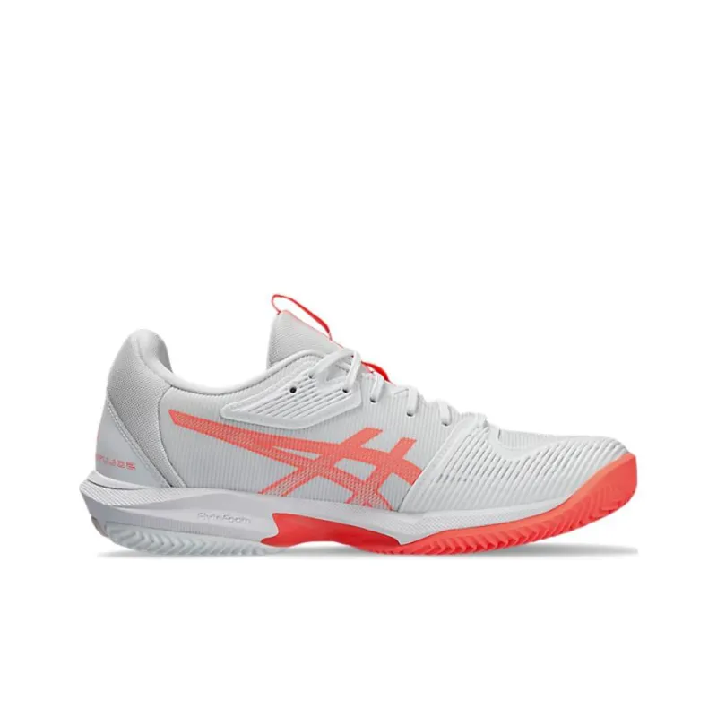 Asics Solution Speed Ff 3 Clay White Sun Coral Women's-1