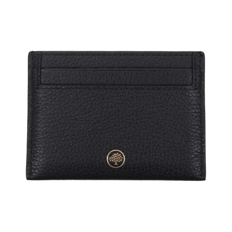 Mulberry Leather Card Holder Women's Black-1