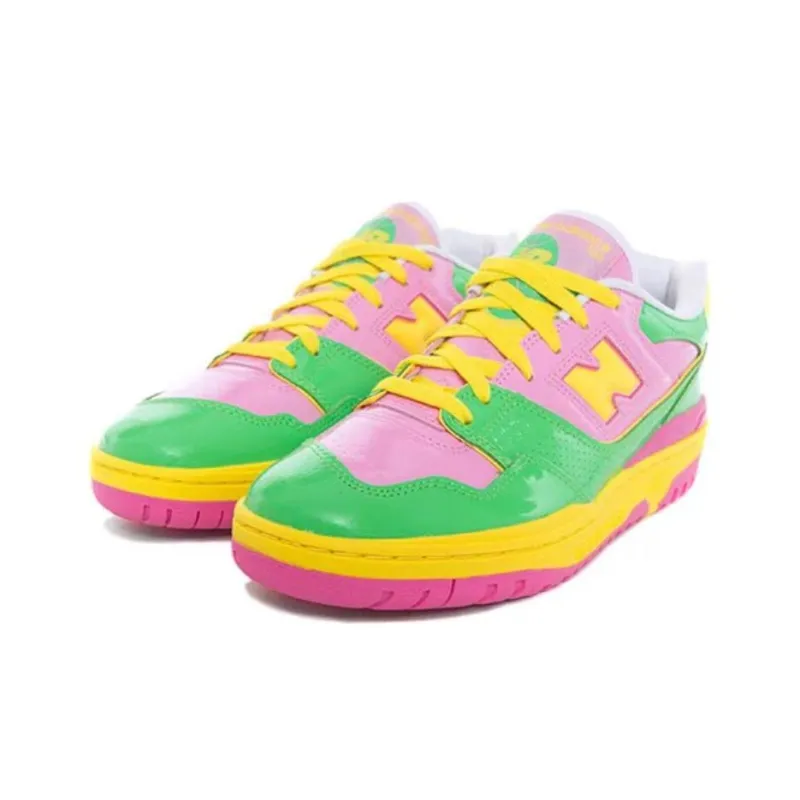 New Balance 550 Y2K Patent Leather Pack Pink Green-1