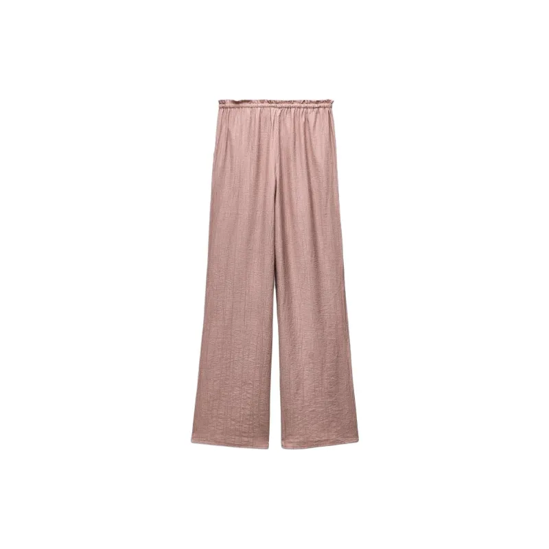 ZARA Casual Pants Women's Pink-1