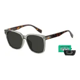MK343YJ-004 Light Green Tortoiseshell Frame with Light Gray Lens