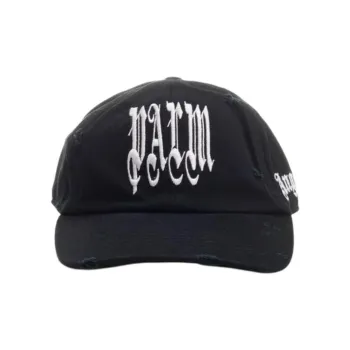 PALM ANGELS Logo-Embroidered Baseball Cap