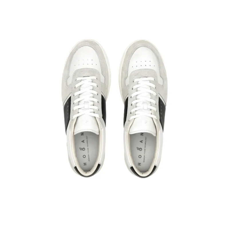 HOGAN H668 Logo Printed Lace Up Sneakers-4