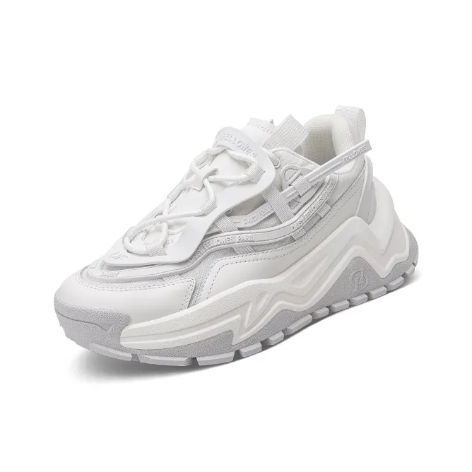Daisy Fellowes Devil One Chunky Sneakers Unisex Low Top White-1