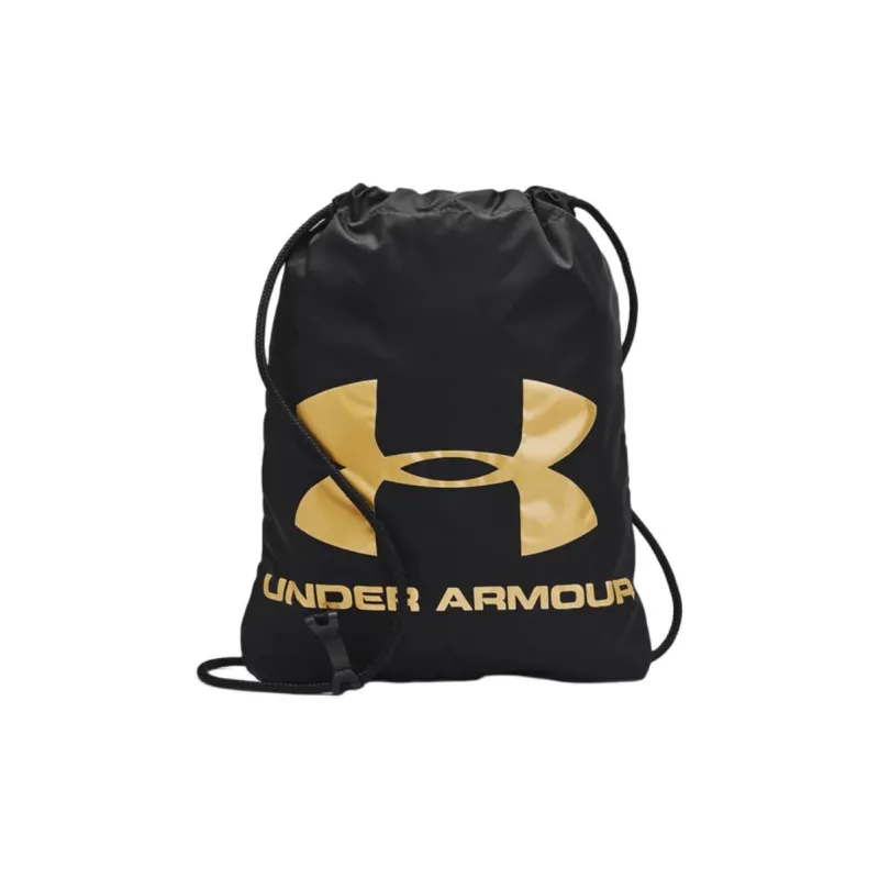 Under Armour Polyester Backpack Regular Unisex Black & Metal Gold-0