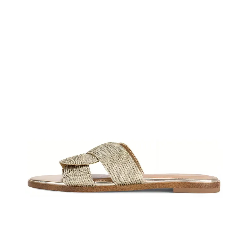 Kurt Geiger London Slide Slippers Women's Gold-0