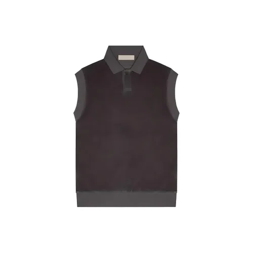 Fear Of God Essentials SS22 Polo Shirts Women's Black Iron