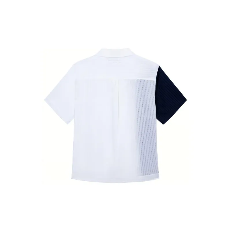 Feng Chen Wang Shirts Men Blue With White Lettering-1