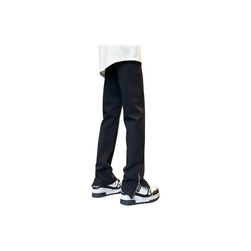 RENBEN Luxury Streetwear Men's Pants Versatile Summer Jeans Unisex-13