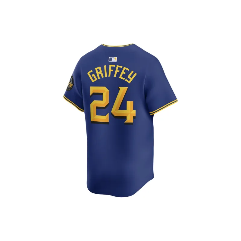 Nike x MLB Seattle Mariners City Connect Dri FIT ADV Limited Baseball Jacket Men's Royal Blue-1