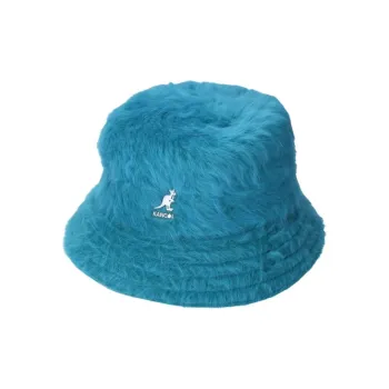 KANGOL Wool Modified Acrylic Nylon Bucket Hats Unisex Dark Blue