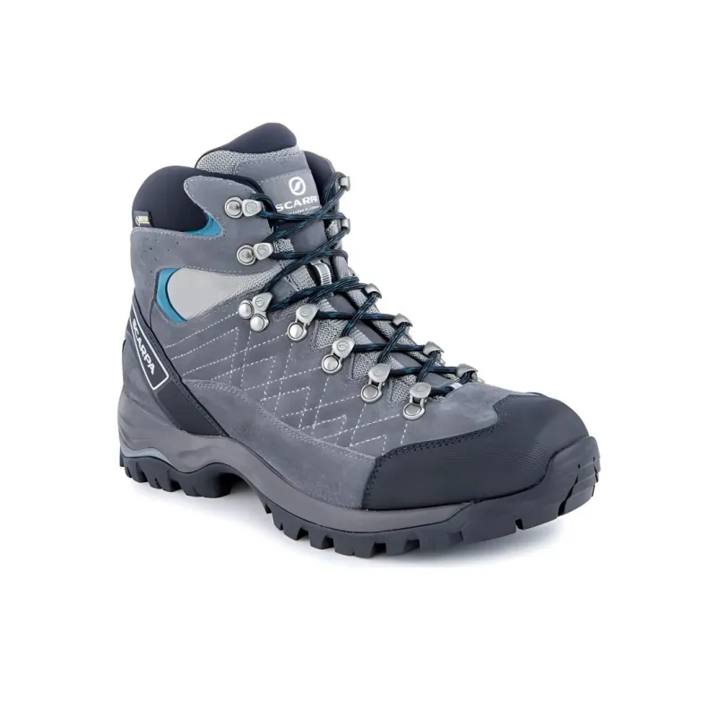 SCARPA Kailash Cushioned Slip-Resistant High-Top Outdoor Shoes Men's Gray Blue-1