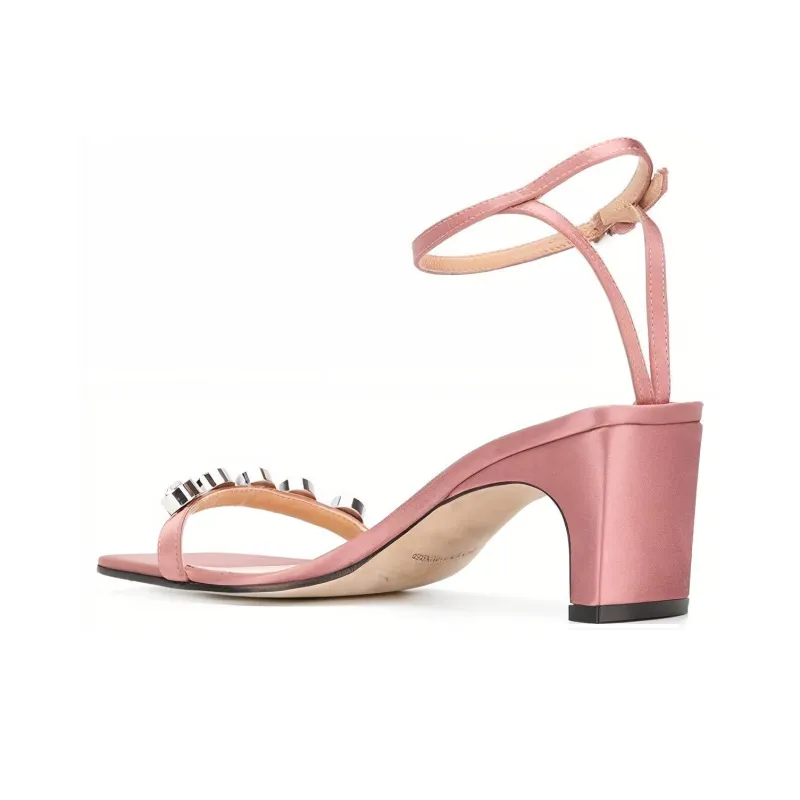 SERGIO ROSSI SR1 Crystal Sandals-3
