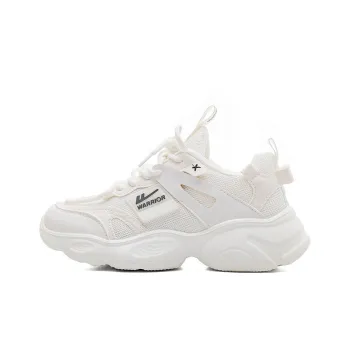 Warrior Warrior Wear resistant And Lightweight Low Top Chunky Sneakers Women's White