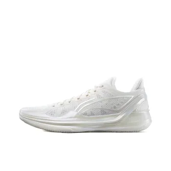 LiNing Blade 4V2 Cushioning Slip Resistant Support Lightweight Rebound Low Top Basketball Shoes Men's White