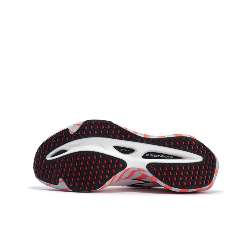 361° Fly Burn 3 Cushioning Anti-Slip Wear-Resistant Breathability Low-Top Running Shoes Unisex Fluorescent Red-Orange-4